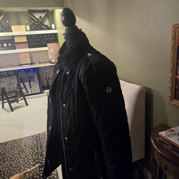 Michael Kors Black Quilted Jacket - Picture 2 of 4